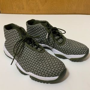 Jordan Low Future Olive Canvas Sneakers